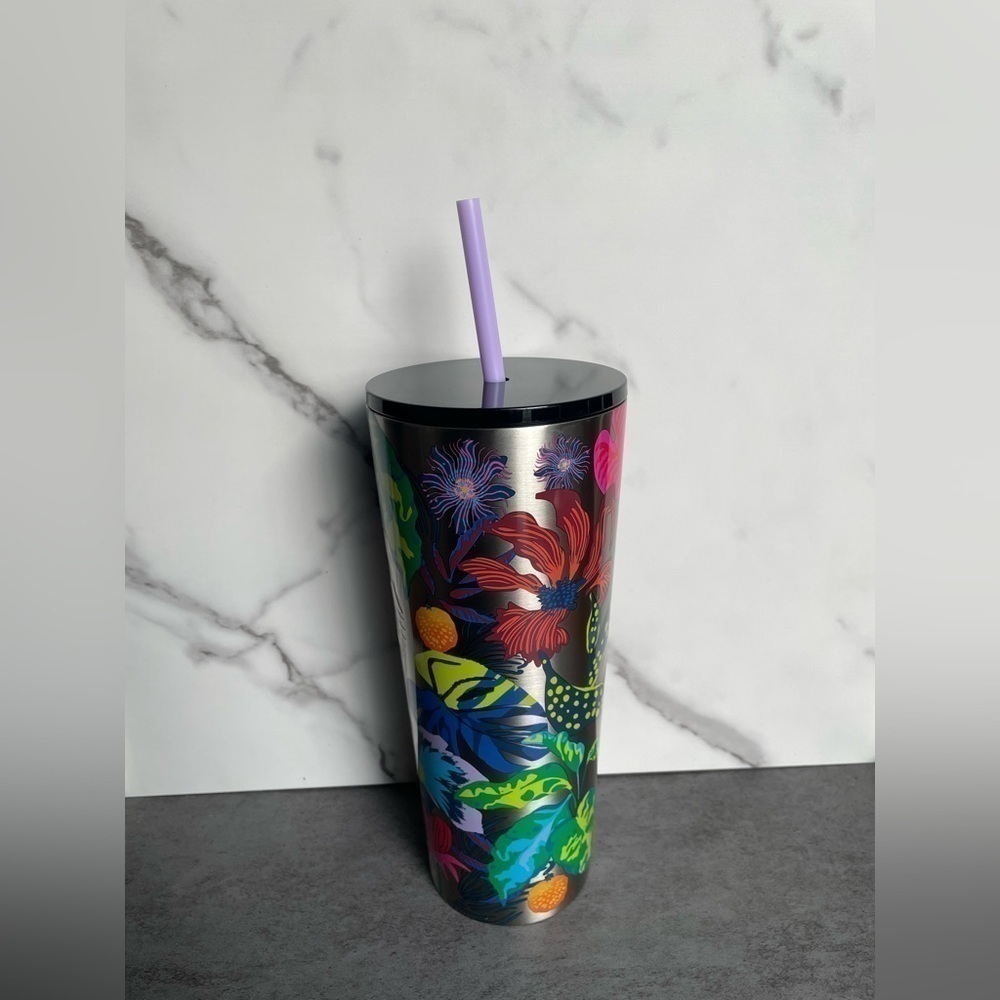 Starbucks Summer 2023 Immersive Floral Stainless Steel Venti Tumbler- NWT - Picture 4 of 5